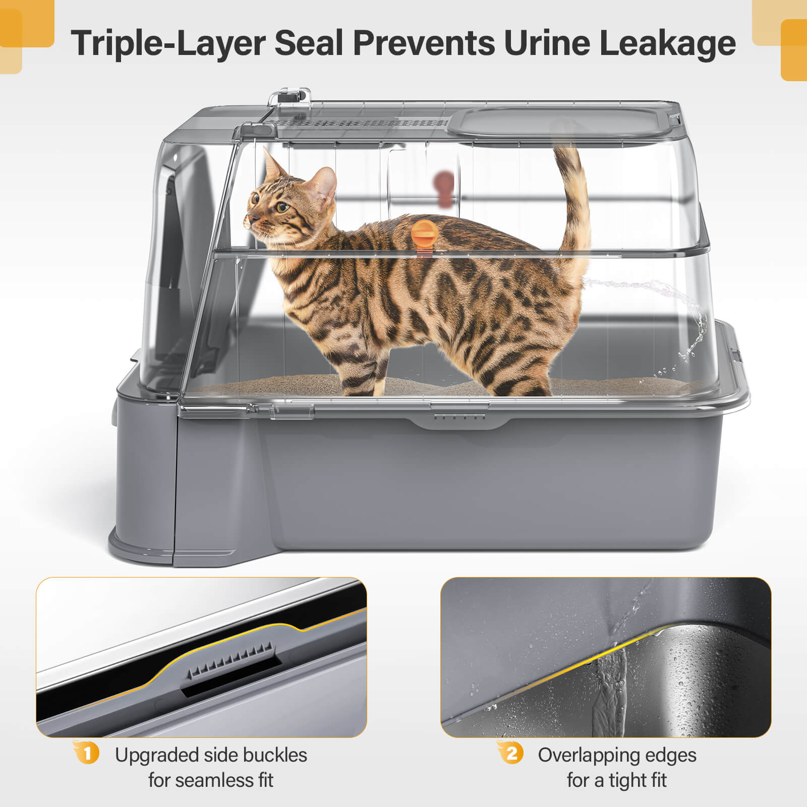 Cat Litte Box C3 Grey (10)